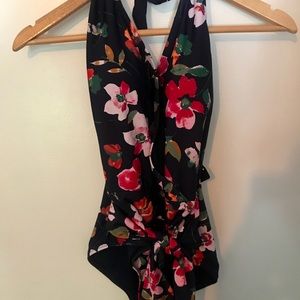 NWT Rachel Roy floral one piece